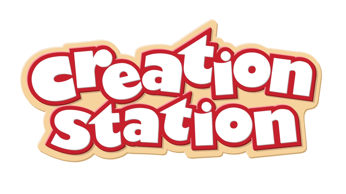 The logo for Creation Station at Great Wolf Lodge indoor water park and resort.